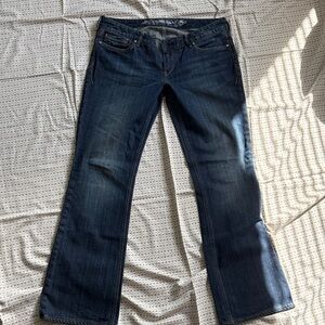 Express Women's Dark Blue Bootcut Jeans